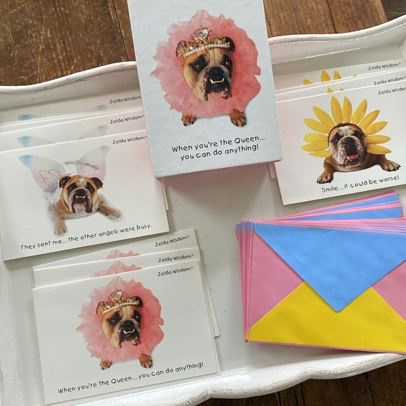 2001 Zelda Wisdom Blank Note Card Set with Envelopes - Picture 3 of 9